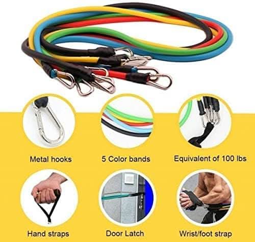 Fitgenix 11-Piece Resistance Band Set | Workout Bands 
