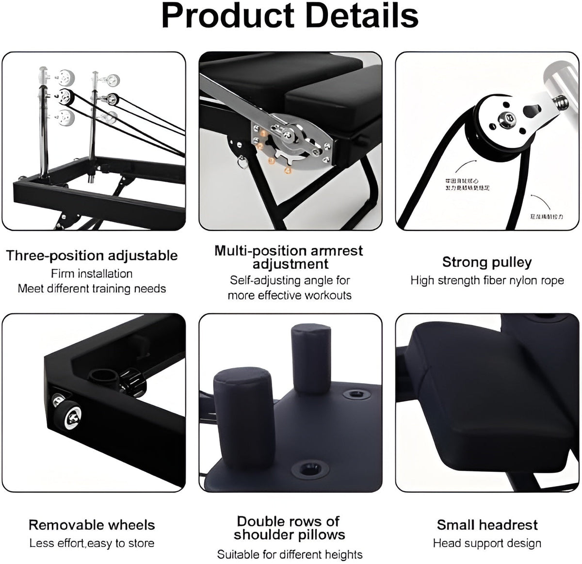 MF Foldable Pilates Reformer MF-0678 Home Pilates Machine