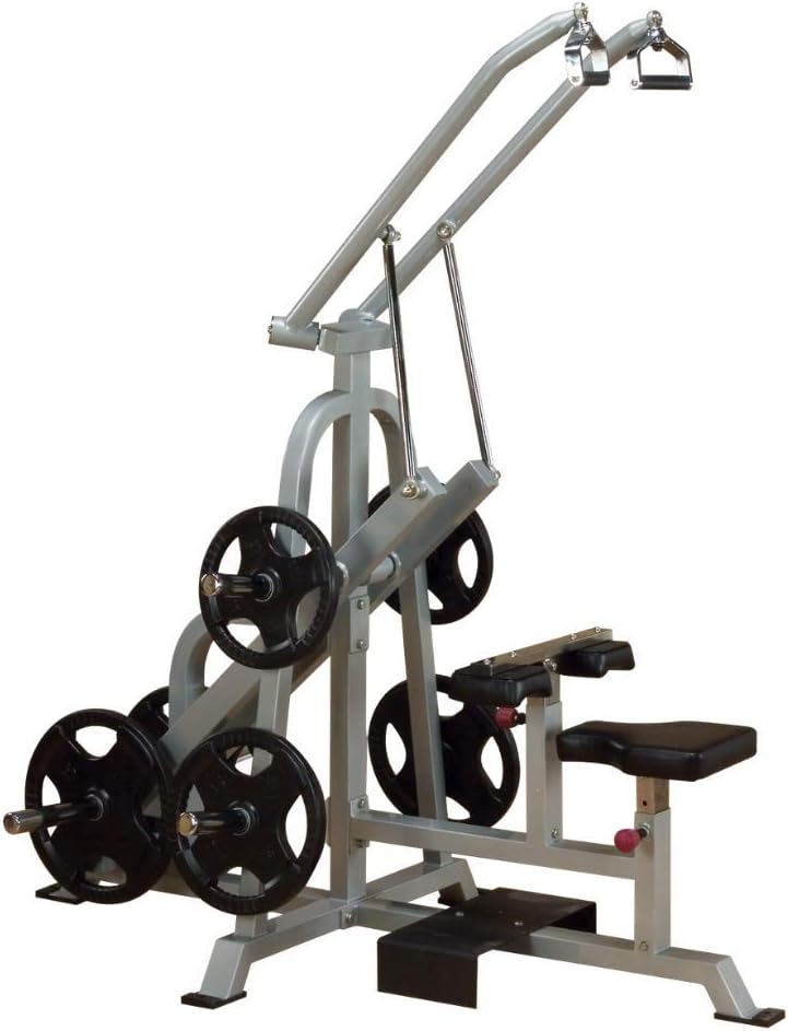 Body Solid LVLA Leverage Lat Pulldown – Plate-Loaded Back Trainer