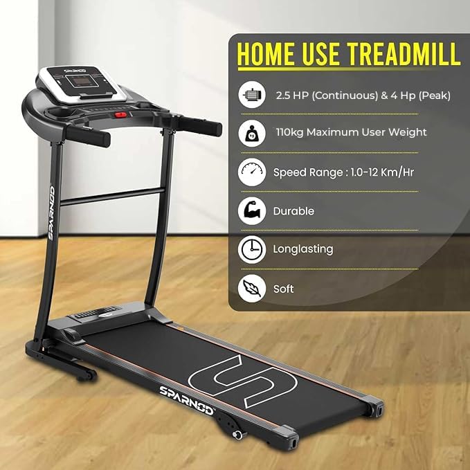 Sparnod Fitness, Home Use Treadmill, STH-1250