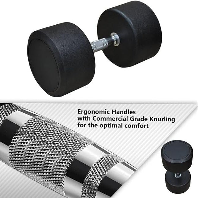 Ta Sports, Hex Vinyl Dipping Dumbbell 5Kg X 2Pc, Db2121, Black