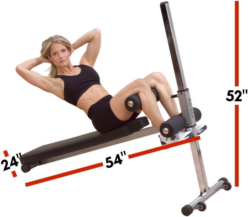 Body Solid GAB60 Adjustable Ab Board – 12‑Level Core Machine