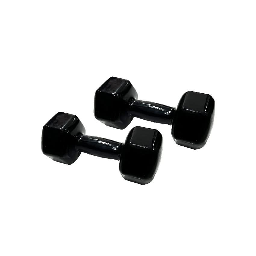 York Fitness Hex Vinyl Dumbbells – 1 KG to 10 KG | Sold as Pair