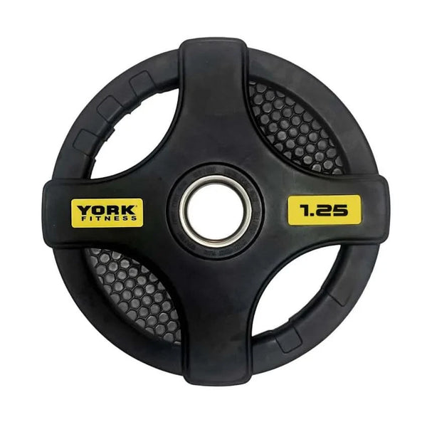 York Honeycomb Rubber Coated Weight Plate – 1.25 kg to 25 kg | Sold as Piece 1.25 KG