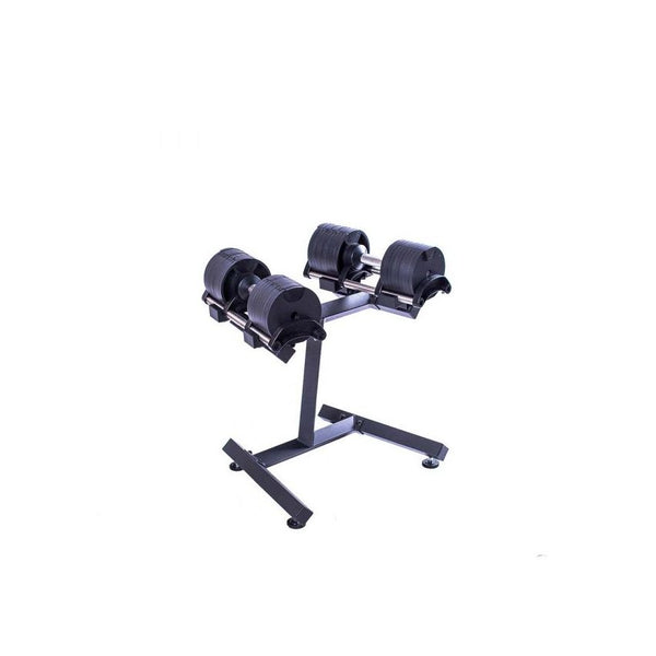 LIVEUP Adjustable Dumbbell Set with Rack, 20 kg, CS8006