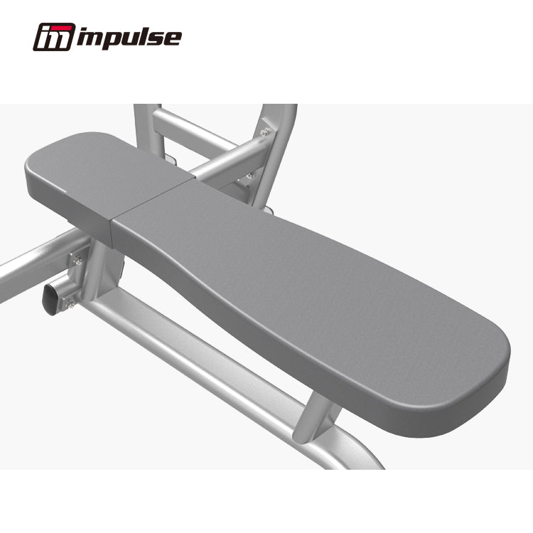 Impulse Fitness, Flat Bench, It7014, Silver & Black