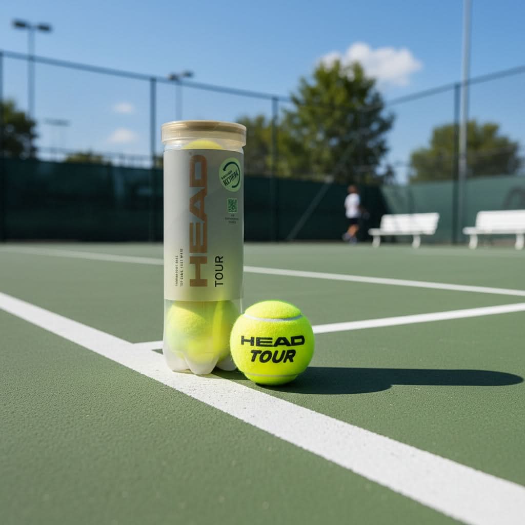 HEAD Tour Tennis Balls – 2x4B Pack (8 Balls)