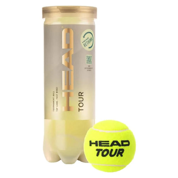 HEAD Tour Tennis Balls – 2x4B Pack (8 Balls)
