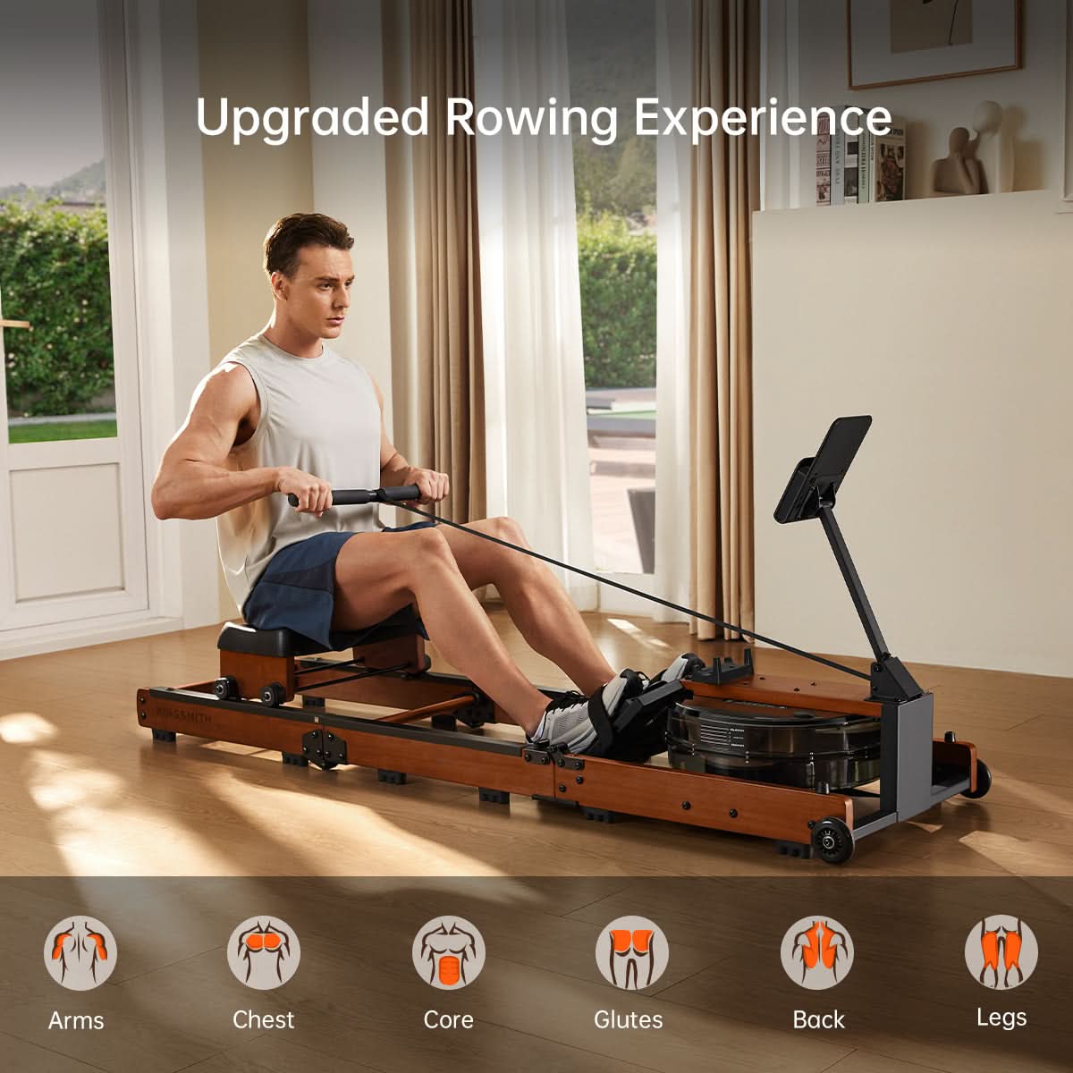 Kingsmith WR3L Foldable Water Rowing Machine