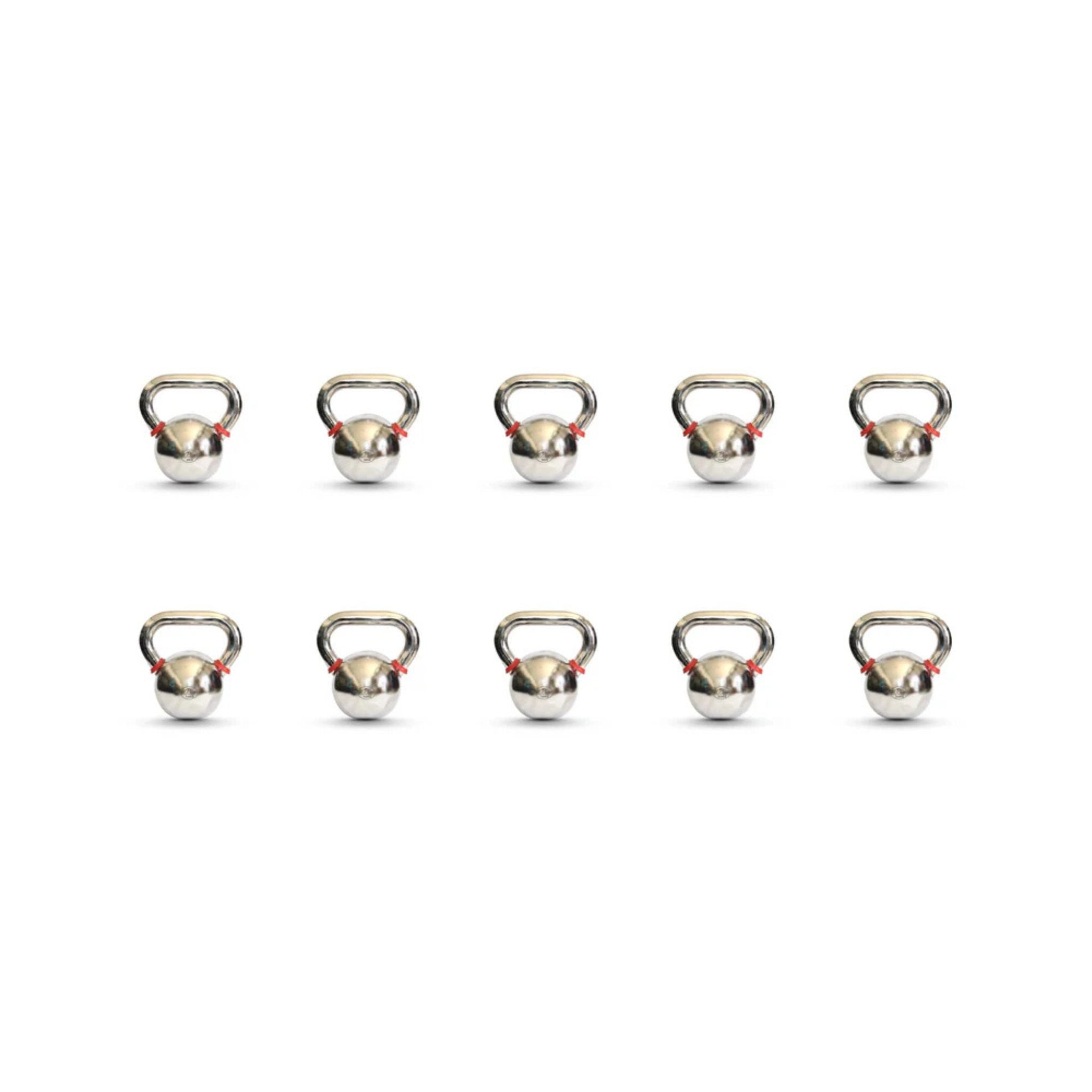 TA Chrome Kettlebell Combo 10 Piece (4 KG | 6 KG | 8 KG | 10 KG | 12 KG | 14 KG | 16 KG | 18 KG | 20 KG | 24 KG)