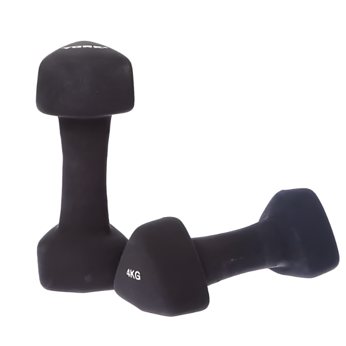 York, Fitness Trangle Neoprene Dumbell, 60486, Black