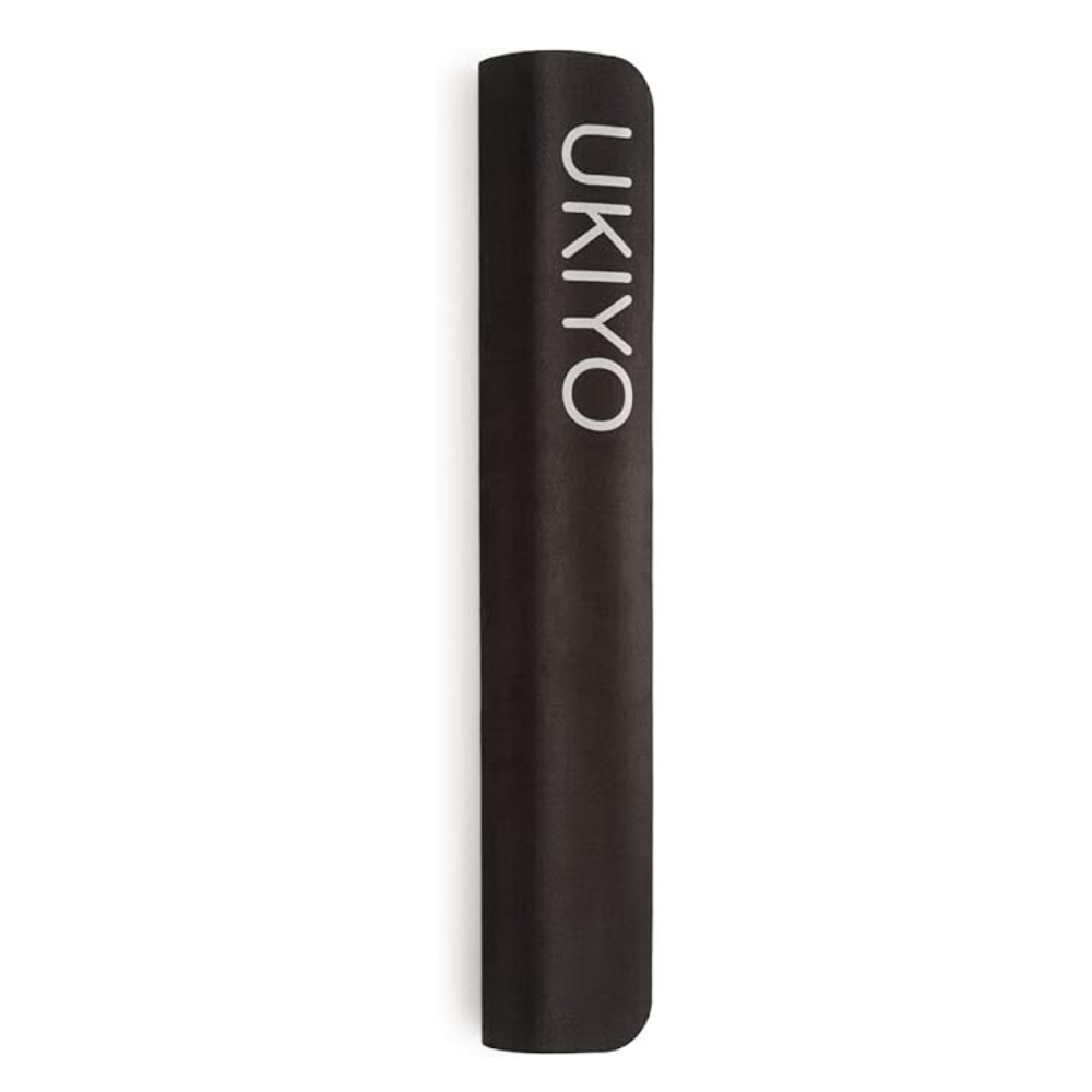 Ukiyo Suede - Natural Rubber Yoga Mat Black