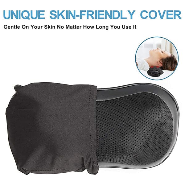 RENPHO Shiatsu Lower Back Neck Massage Pillow with Heat, 3-Speeds with Net Cover
