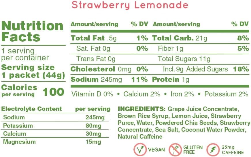 Huma Chia Energy Gel Plus - 9 count x 41g - 21gr Carbs, 240mg Sodium, 2x Electrolytes, 100% All Natural, Vegan, Gluten Free, Caffeine Free, No Stomach Problems, Easy Digestion