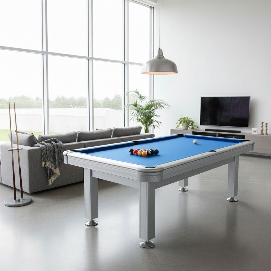 Milano Italy 8 ft Outdoor Billiard Table ES-BT8215, Non-K/D