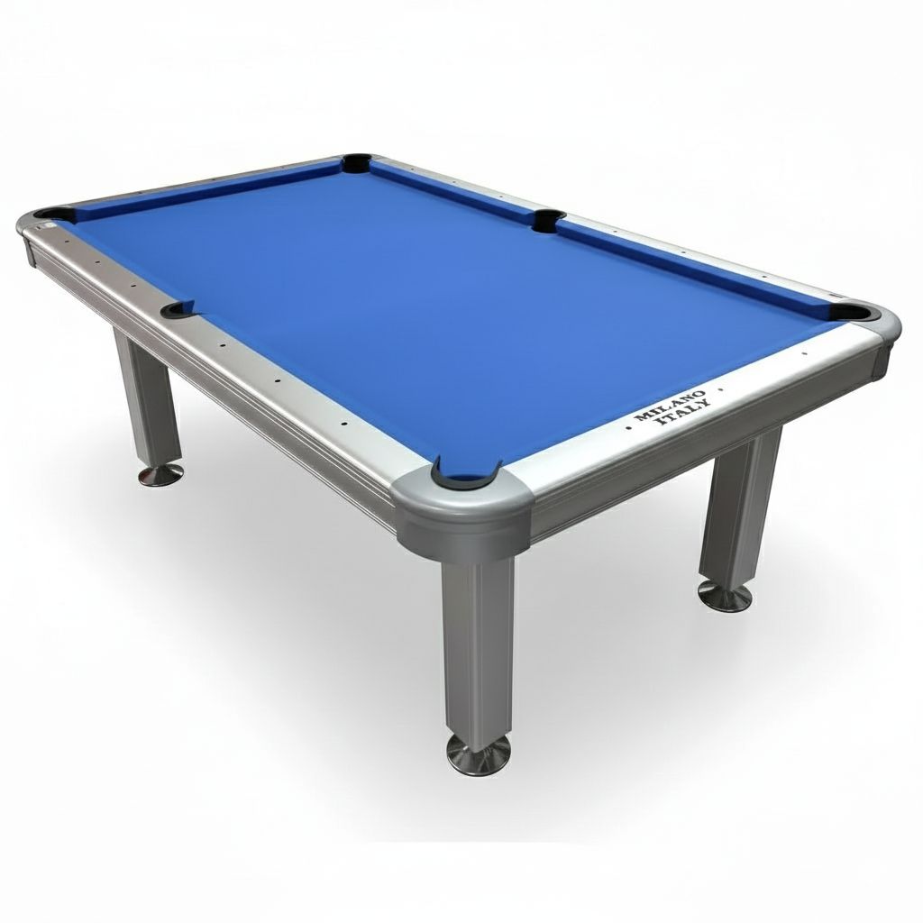 Milano Italy 8 ft Outdoor Billiard Table ES-BT8215, Non-K/D