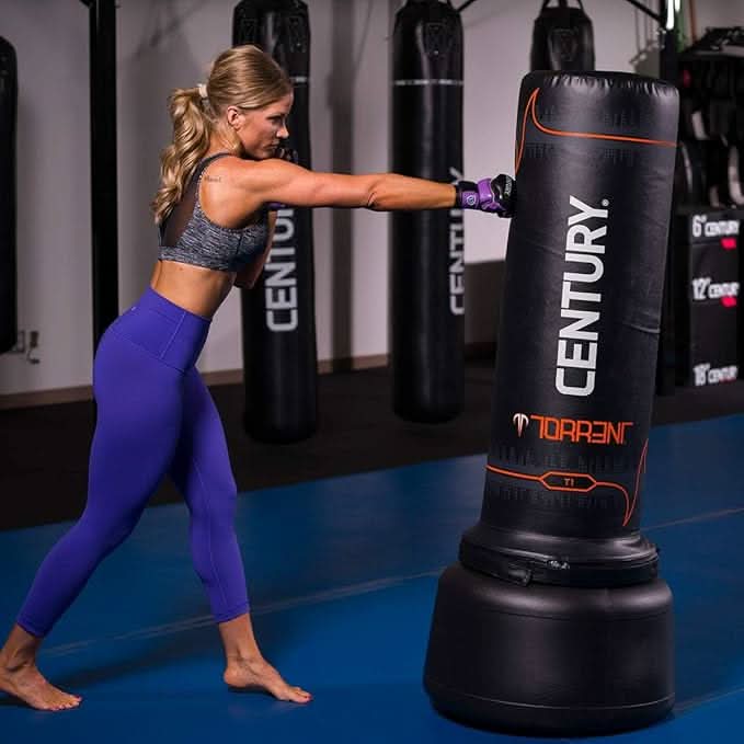 Century TORRENT T1 Black (Pack of 2, Base 1021612B) | Freestanding Punching Bag