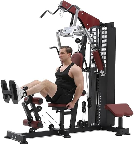 MF Three-Station Home Gym with 72kg Weight Stack
