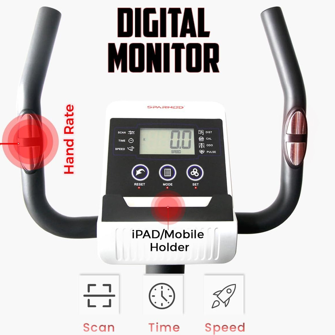 Sparnod Fitness Elliptical Trainer, SET-41