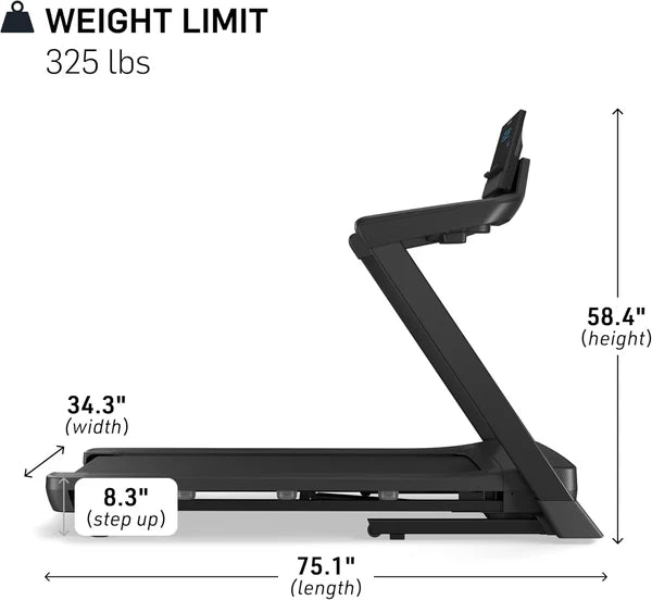 NordicTrack T Series 8 Treadmill - 2025 Model | Powerful, Quiet, and Efficient.