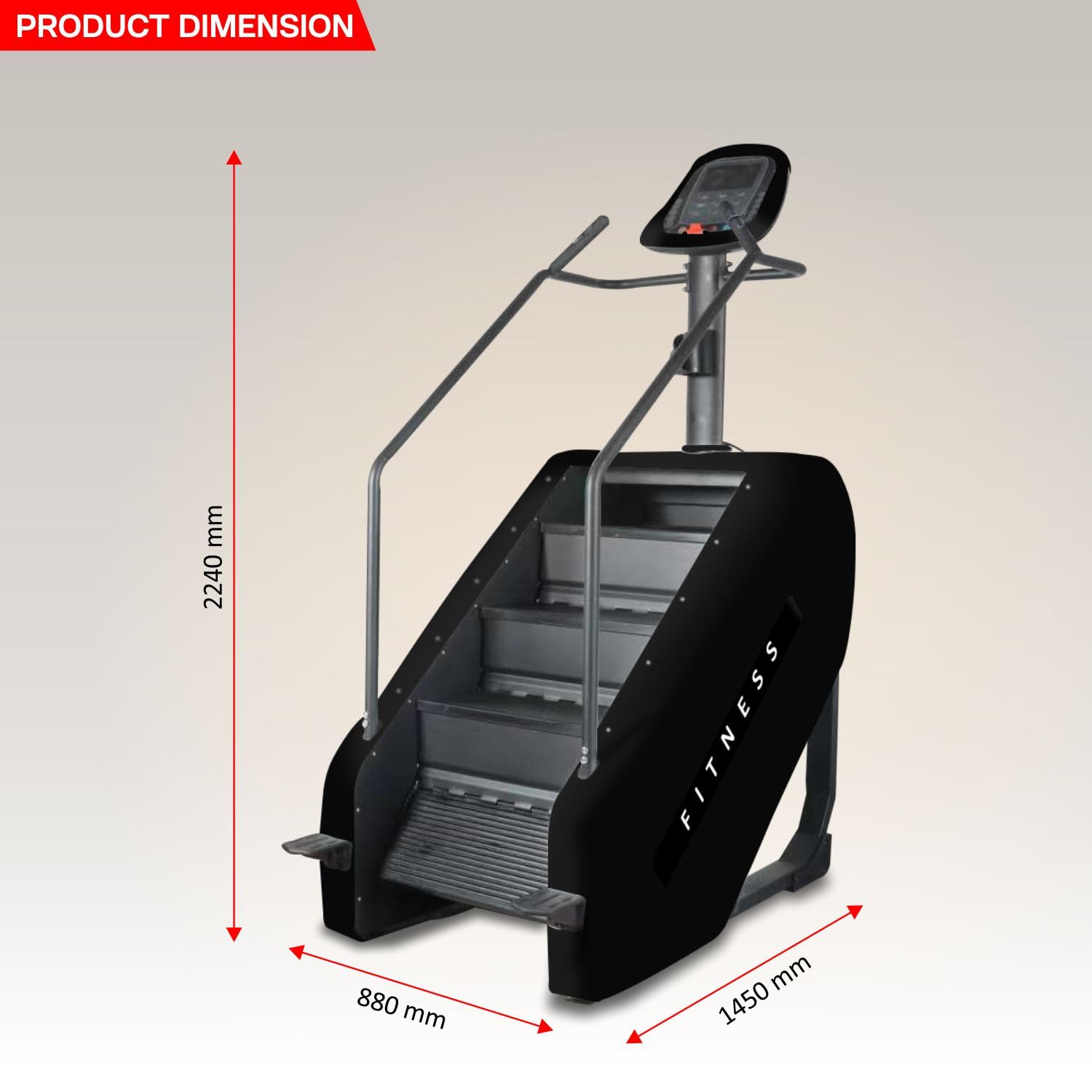 Sparnod Fitness SSM-01 Stair Climber – Compact Cardio Stepper Machine