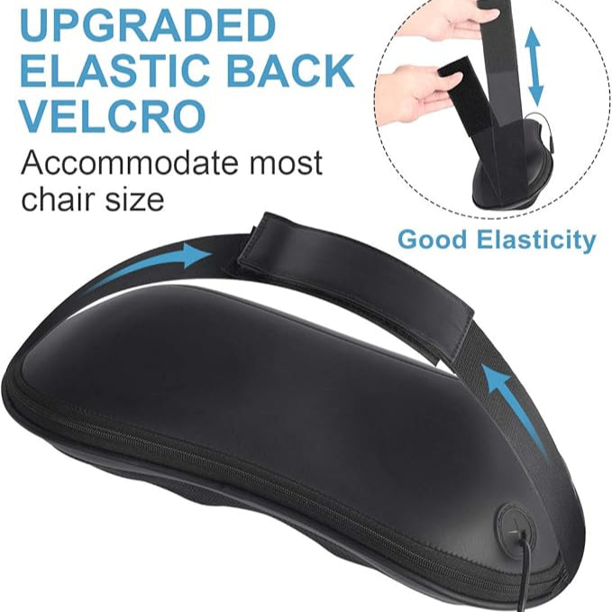 RENPHO Shiatsu Lower Back Neck Massage Pillow with Heat, 3-Speeds with Net Cover