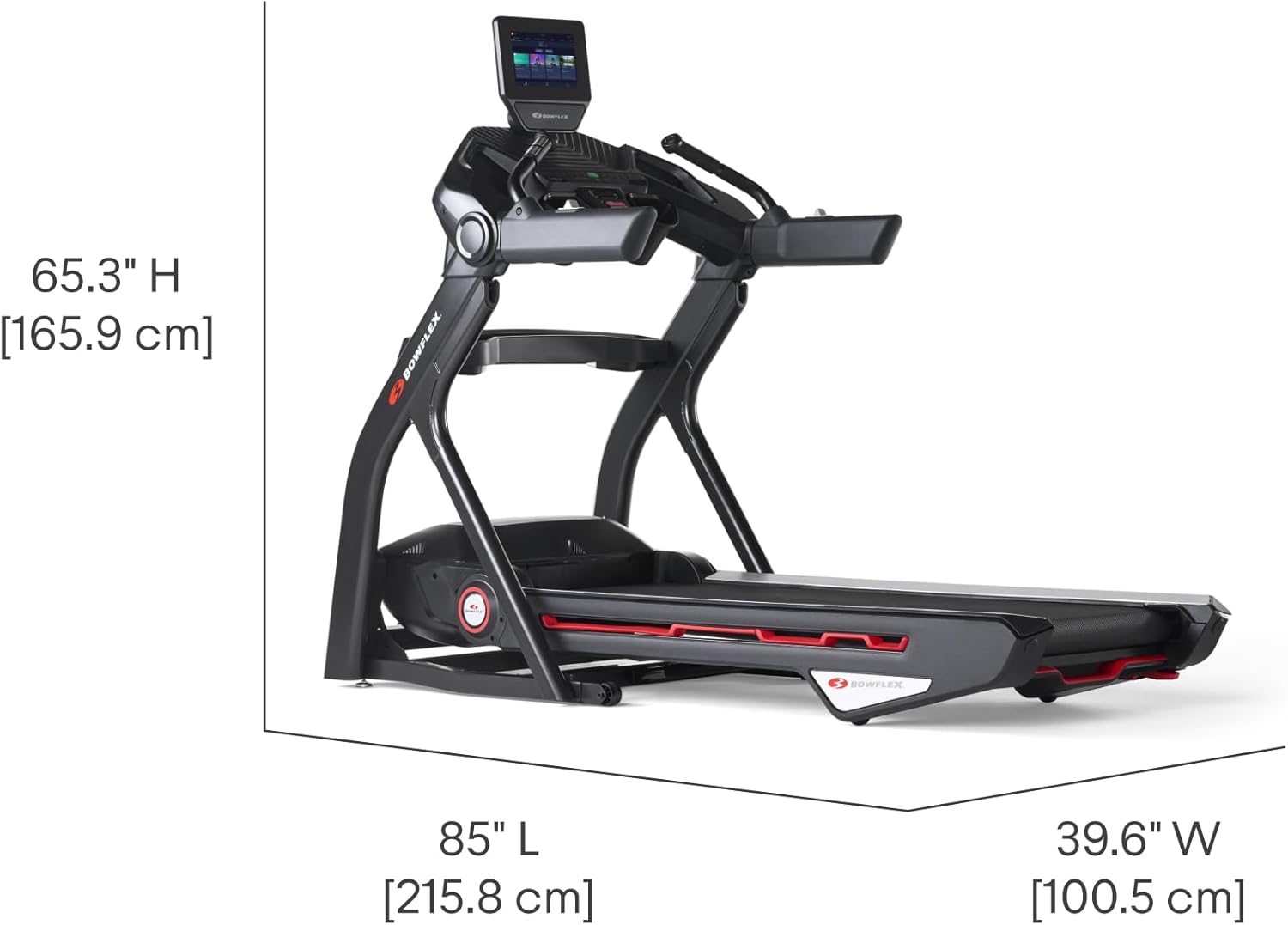 Bowflex Treadmill 25 | Incline Treadmill 15 Levels With 10'' HD Touch Screen