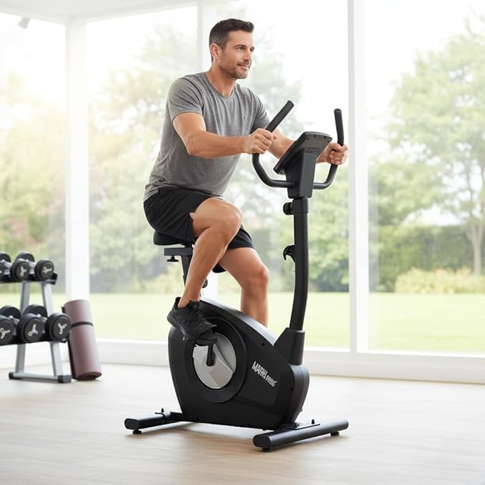 Marshal Upright Exercise Bike Ð 10 Level Magnetic Resistance