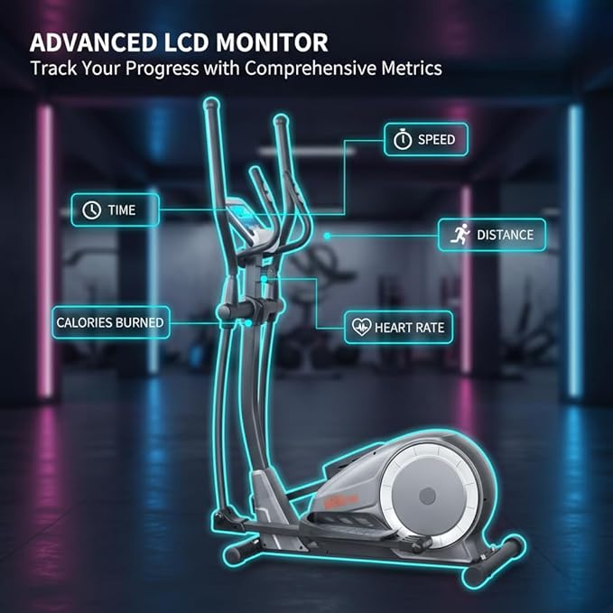 Marshal Magnetic Elliptical Trainer Ð 8 Level Resistance