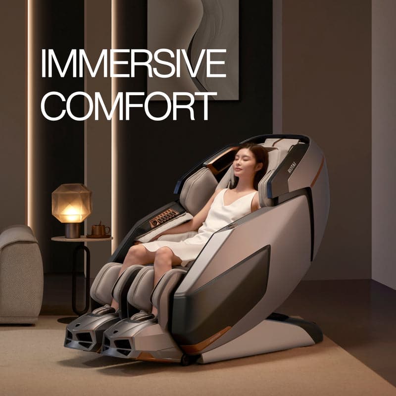 Rotai Robotic Revolution Massage Chair (Sleek Golden)