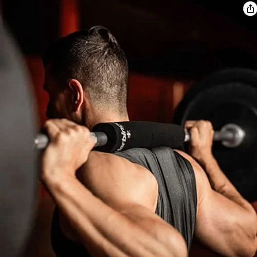 Harbinger 14" Bar Pad | Padded Barbell Support for Squats & Hip Thrusts
