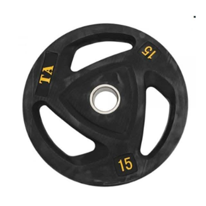 Ta Sport, Olympic Rubber Plate, P2470, Black 15 Kg