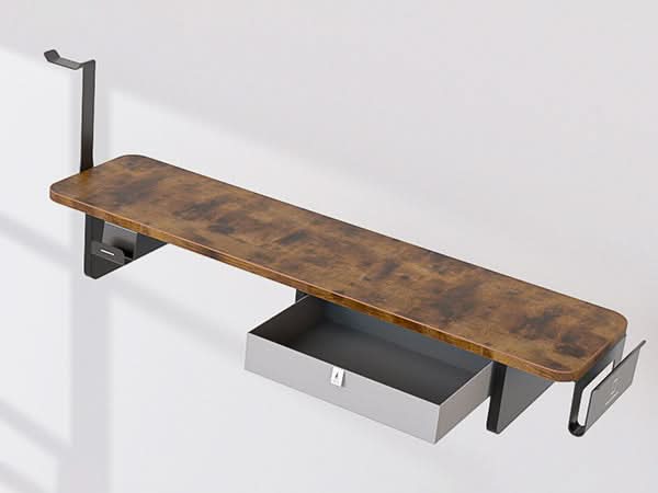 Kingsmith ETSFI21 Smart Adjustable Electric Standing Desk with Drawer and Monitor Stand