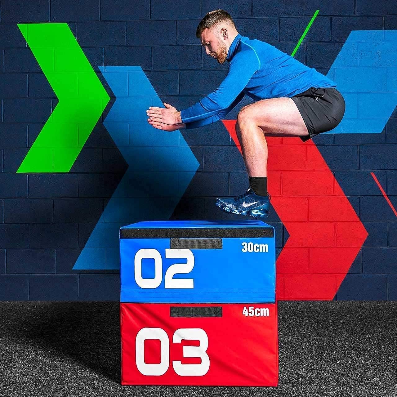 Level Fitness 4 in 1 Adjustable Plyo Box