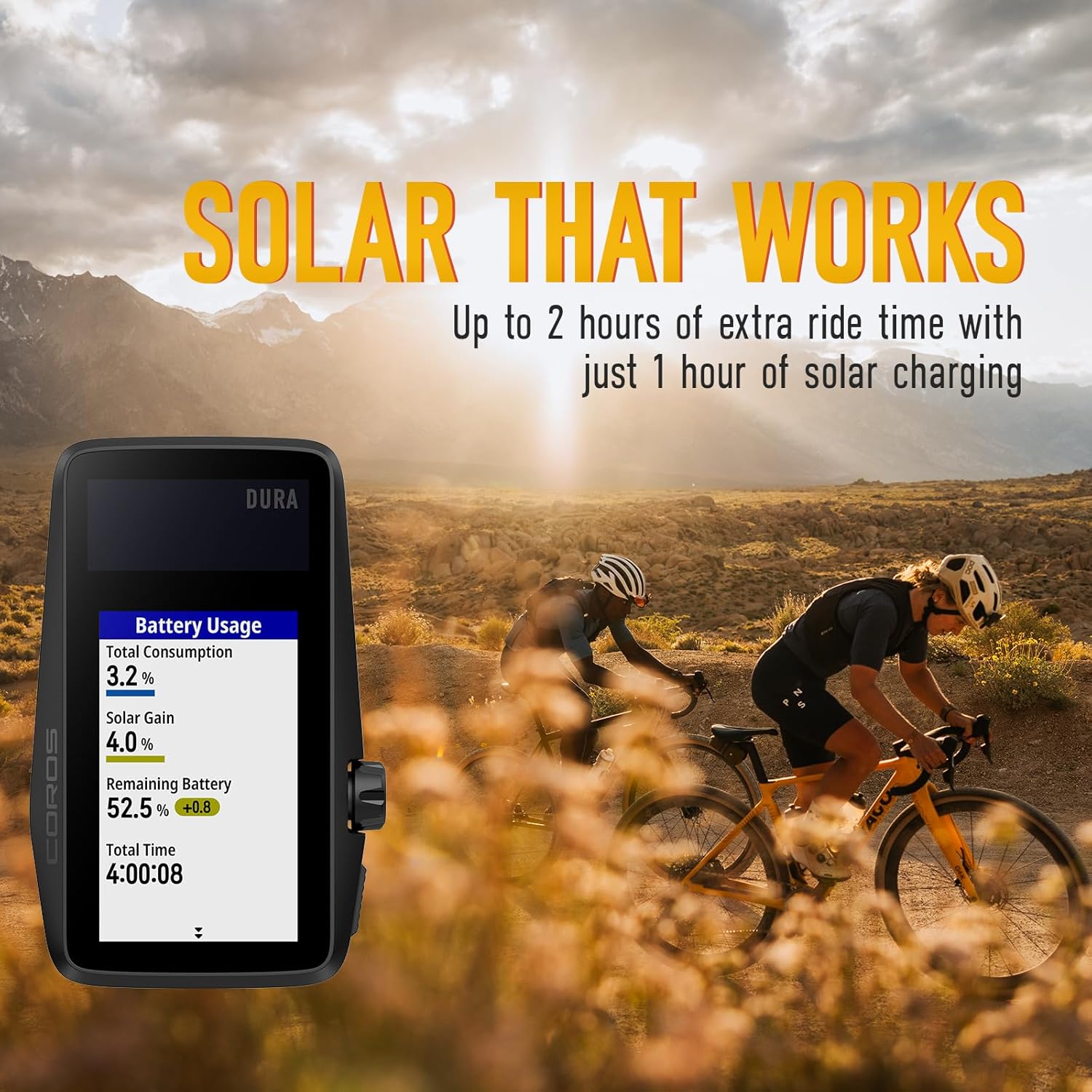 COROS DURA Solar GPS Bike Computer