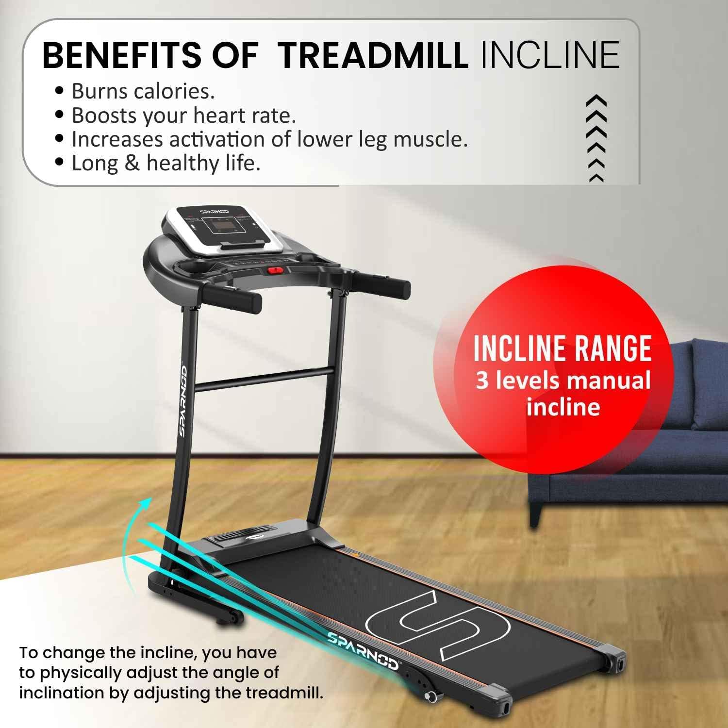 Sparnod Fitness, Home Use Treadmill, STH-1250