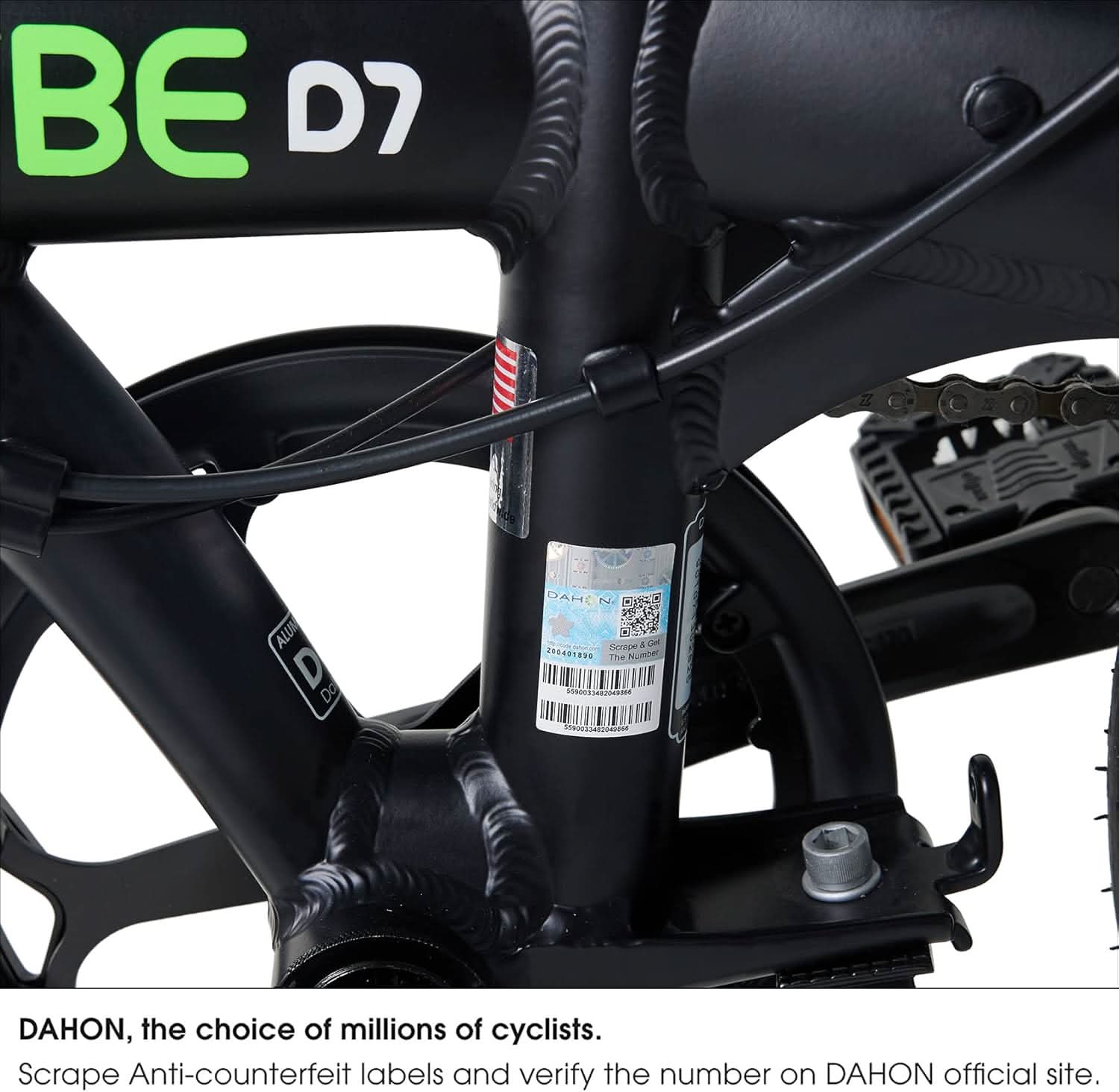 Dahon, VYBE D7 Folding Bike, Black