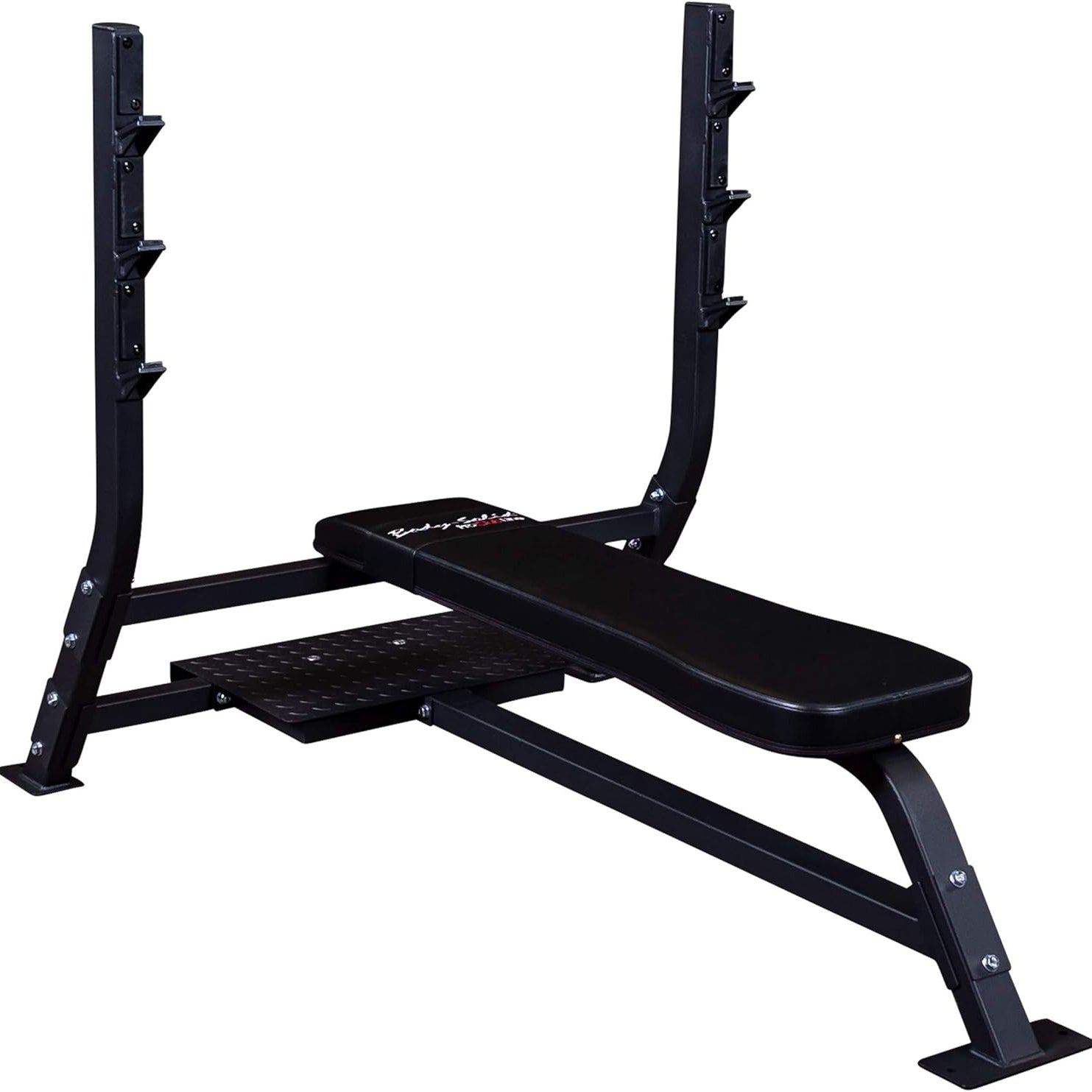 Body Solid SOFB250 Flat Olympic Bench – Commercial Chest Press Station