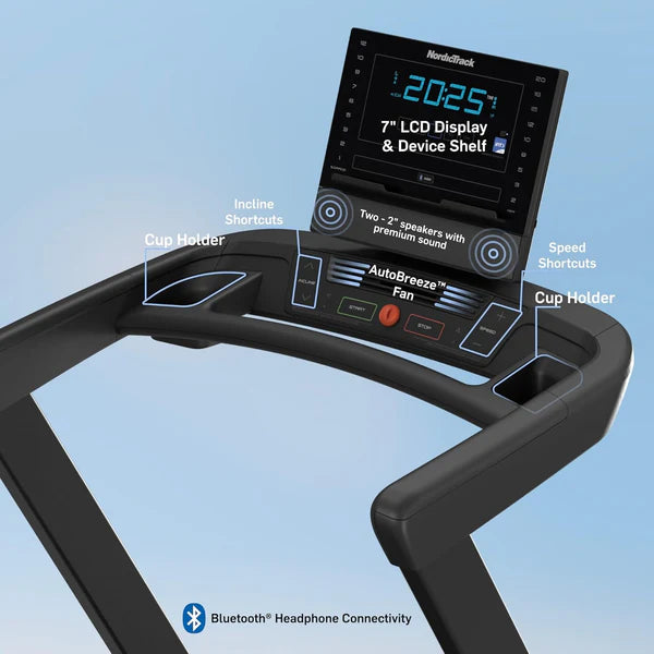 NordicTrack T Series 8 Treadmill - 2025 Model | Powerful, Quiet, and Efficient.