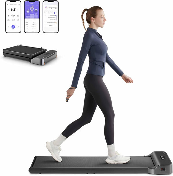 Kingsmith Z1 WalkingPad Foldable Smart Treadmill – Compact Walking Machine Gray