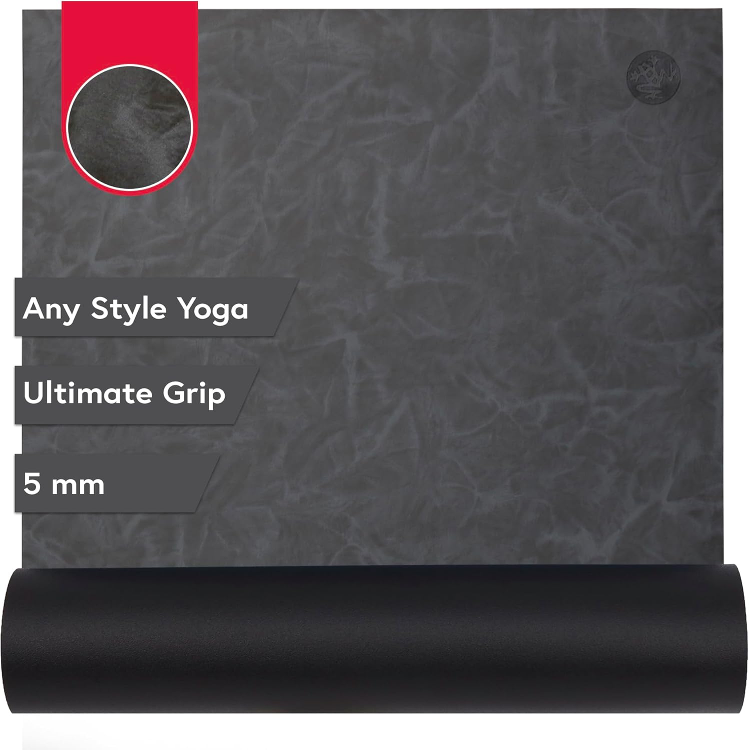 Manduka GRP Adapt Yoga Mat 5mm – Non-Slip, Moisture-Absorbing, High-Performance Yoga Mat"