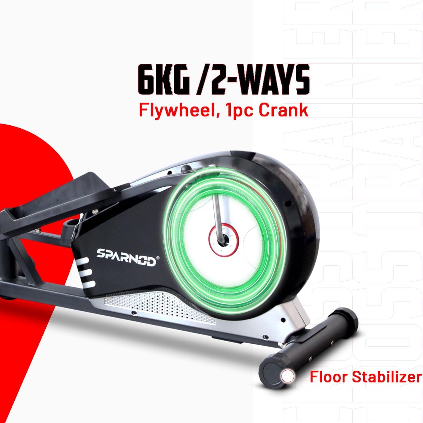 Sparnod Fitness Elliptical Trainer, SET-41