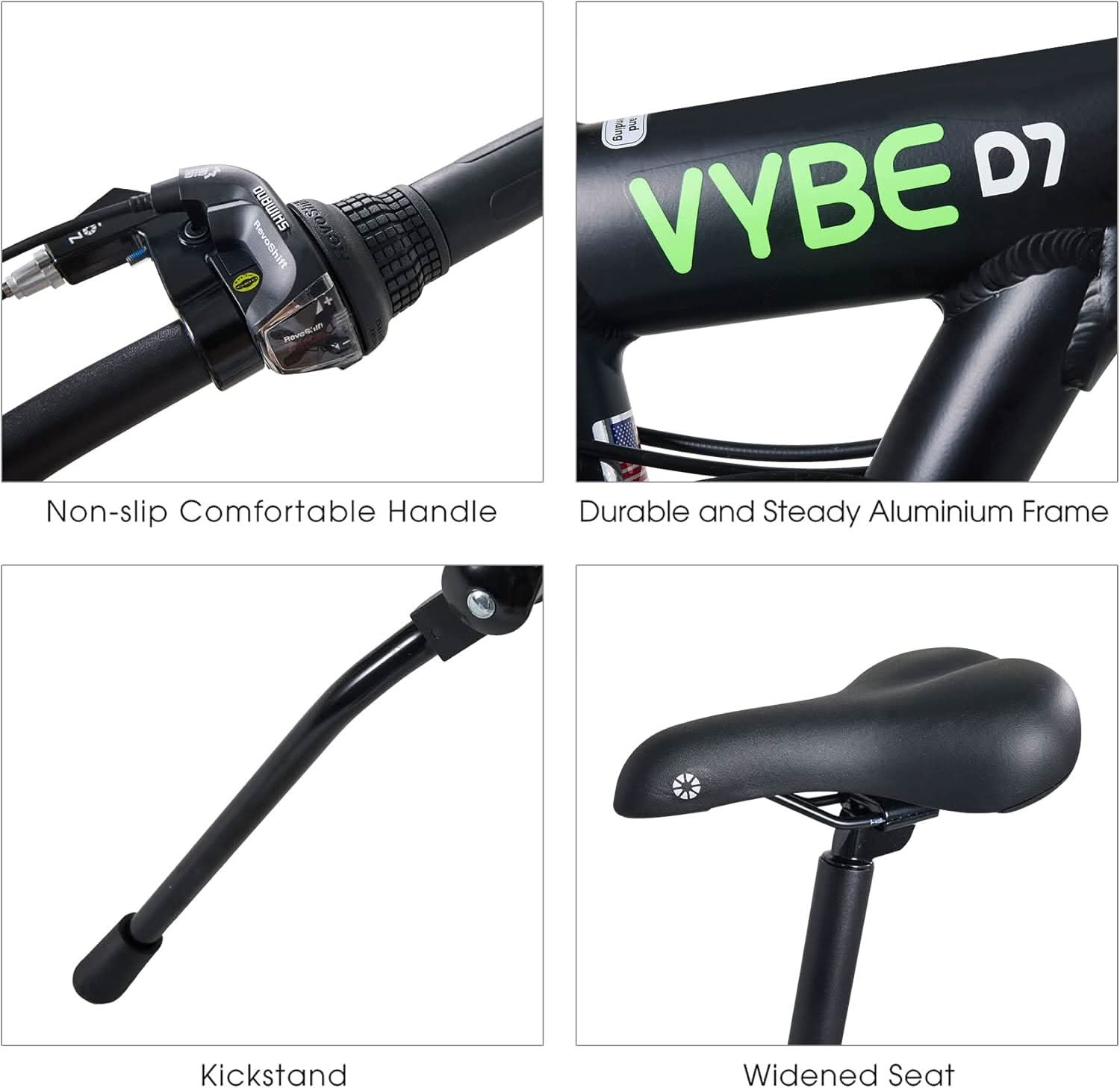 Dahon, VYBE D7 Folding Bike, Black