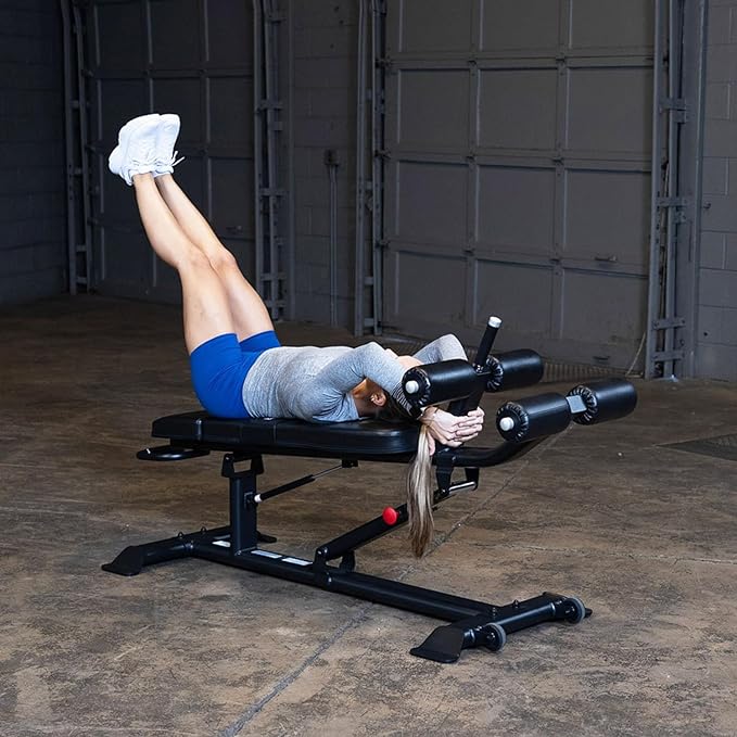 Body Solid SAB500 Pro Clubline Ab Bench – Commercial Adjustable Core Trainer