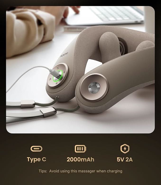 RENPHO Neck Massager with Heat [2025 Upgraded]