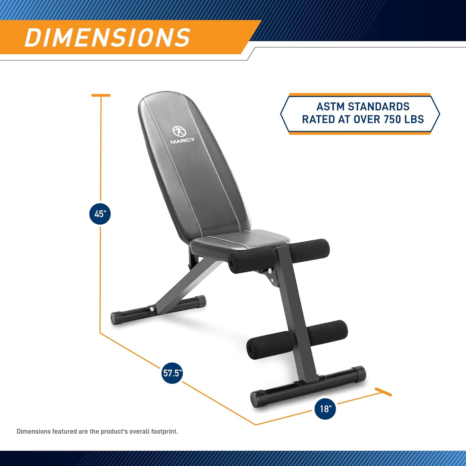 Marcy, Multi-Utility Weight Bench, Sb-10115, Black