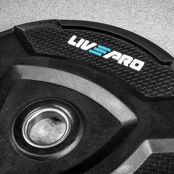 LivePro Premium Quality Bumper Plates (5 KG to 25 KG)
