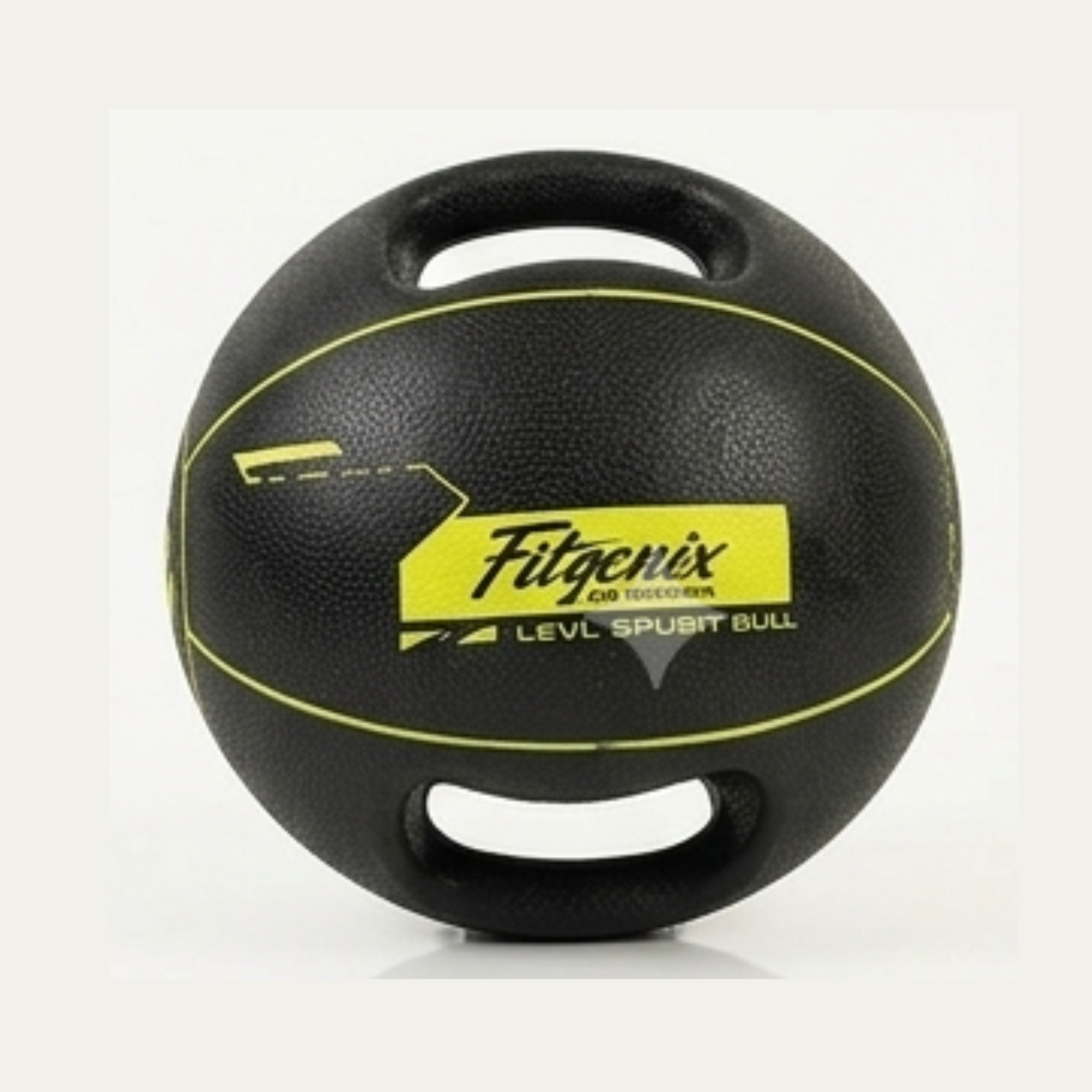Fitgenix Double Grip Rubber Medicine Ball – Black