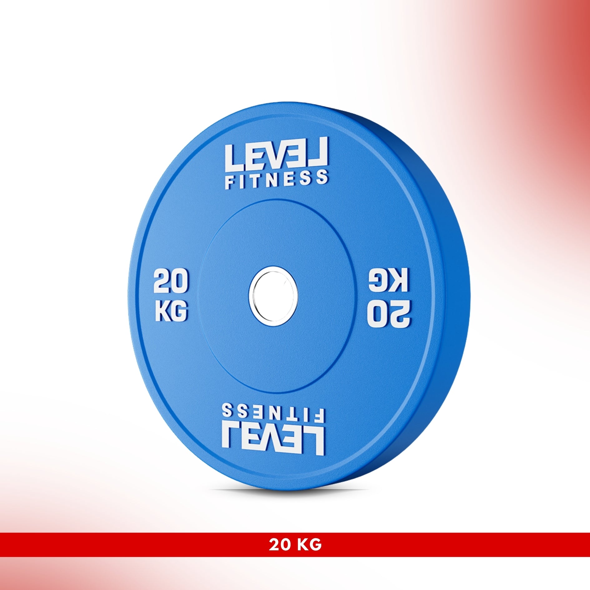 Level Fitness Color Bumper Plates 5 Kg to 25 Kg 20 KG
