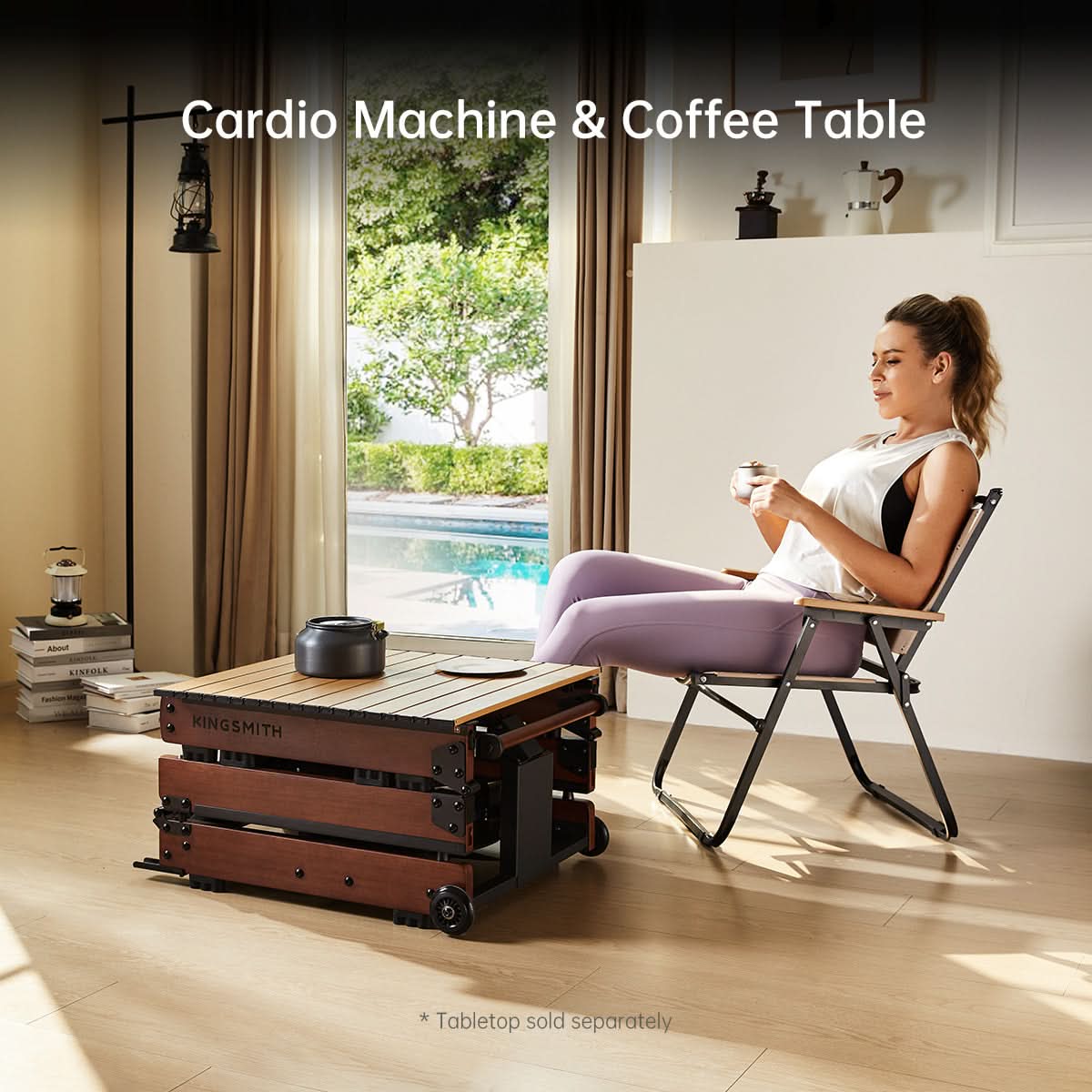 Kingsmith WR3L Foldable Water Rowing Machine